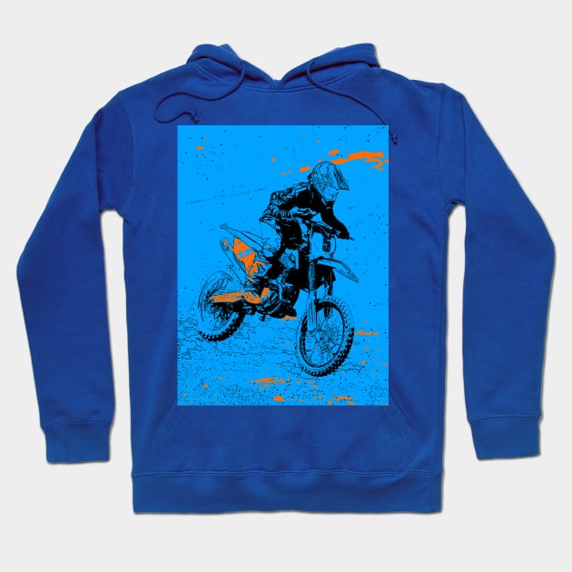 Speed Racer - Motocross Racer Hoodie by Highseller